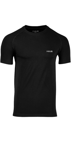 2025 Huub Mens Seam Free Short Sleeve Top SEAMFREBSS - Black